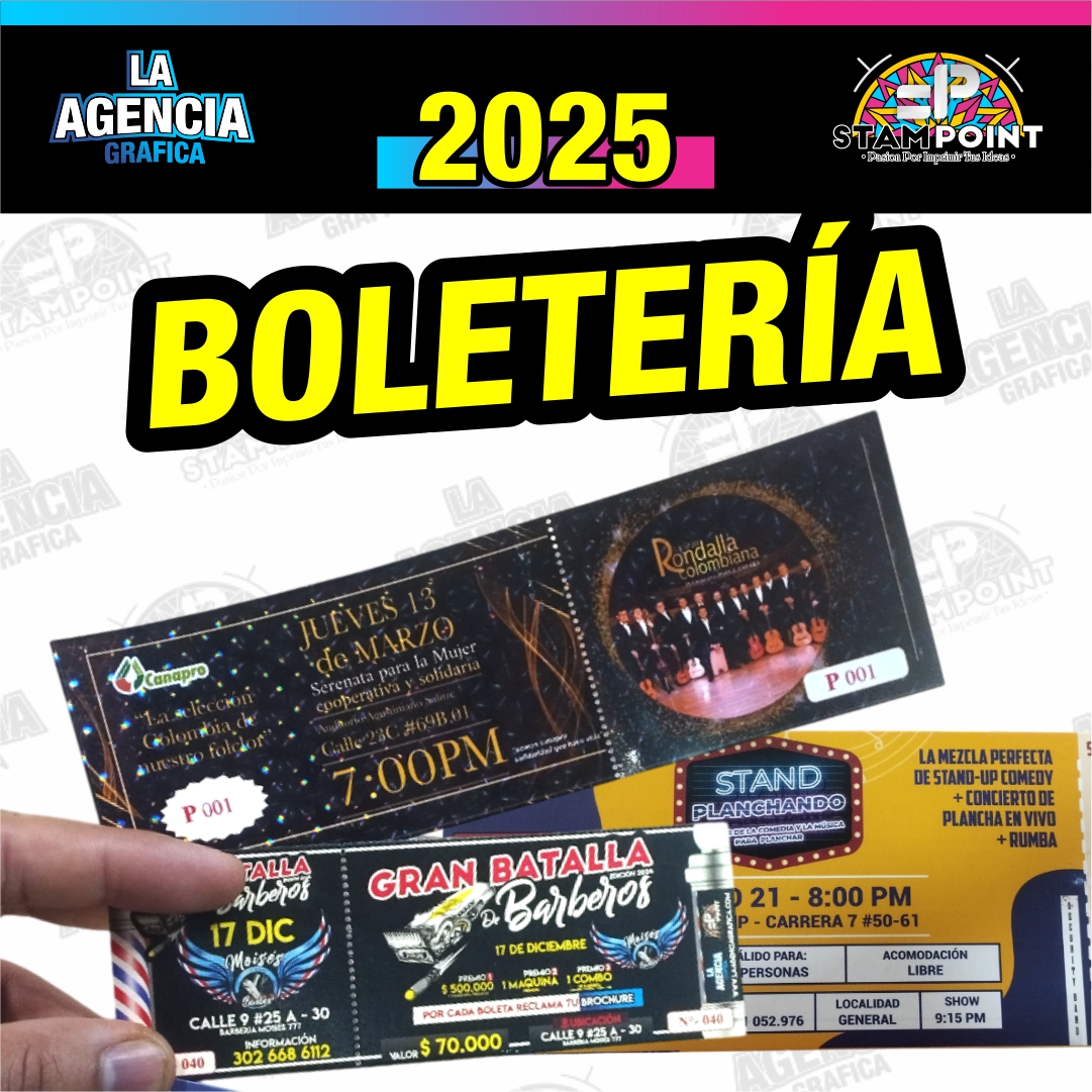 Boletería La Agencia Grafica